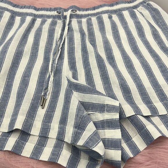 Gap striped linen blend shorts size large - Picture 2 of 6